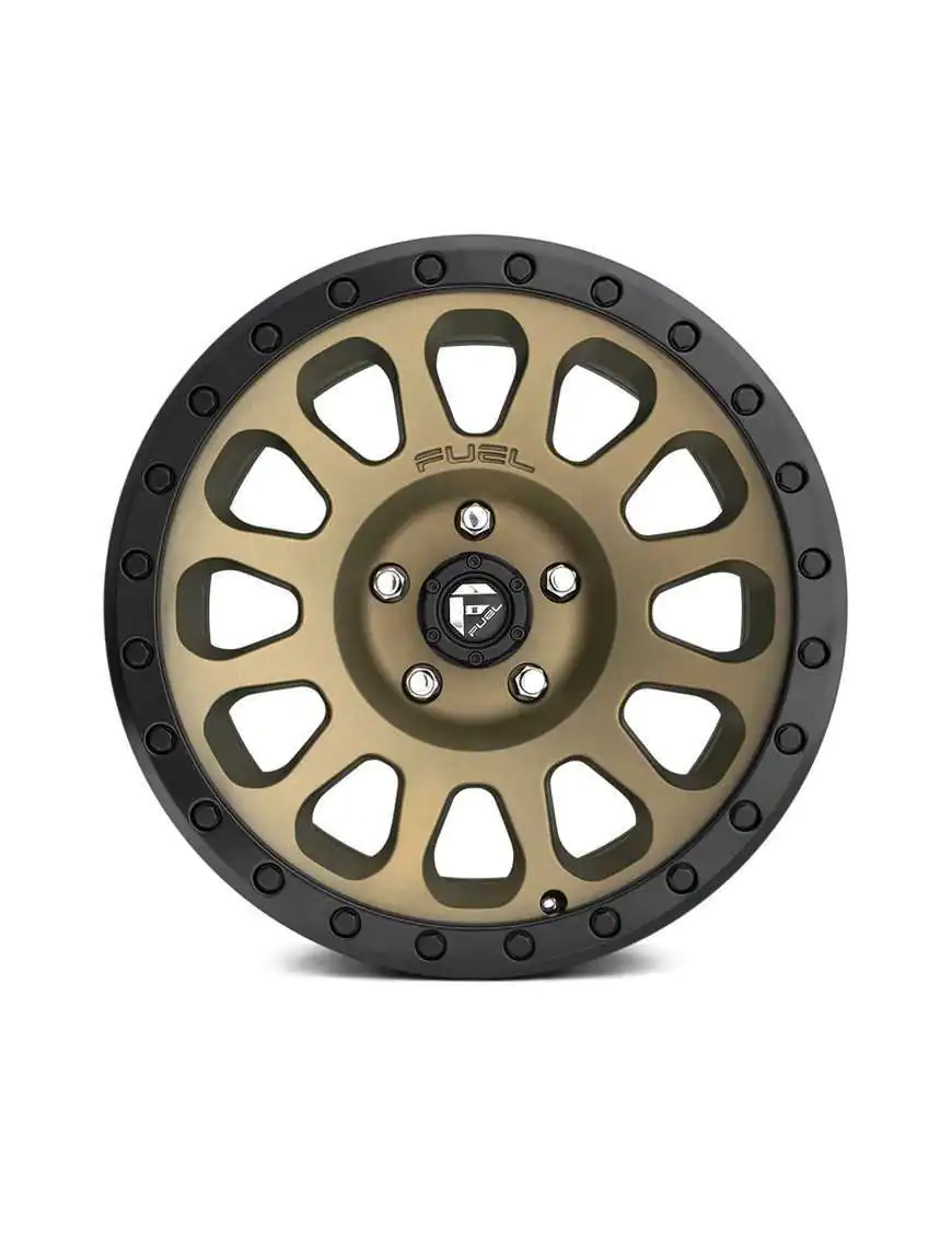 Felga aluminiowa D600 Vector Matte Bronze/Black Bead Ring Fuel