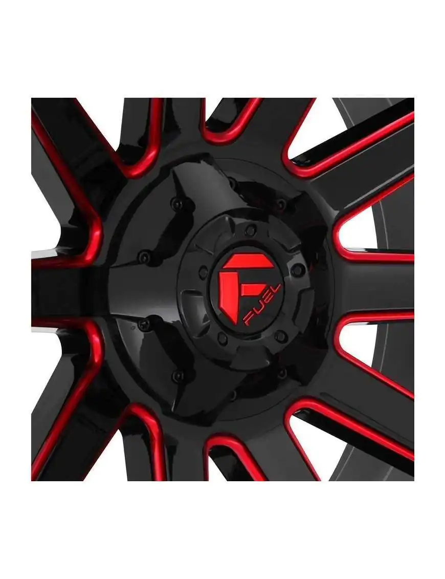 Felga aluminiowa D643 Contra Gloss Black/Red Tinted Clear Fuel