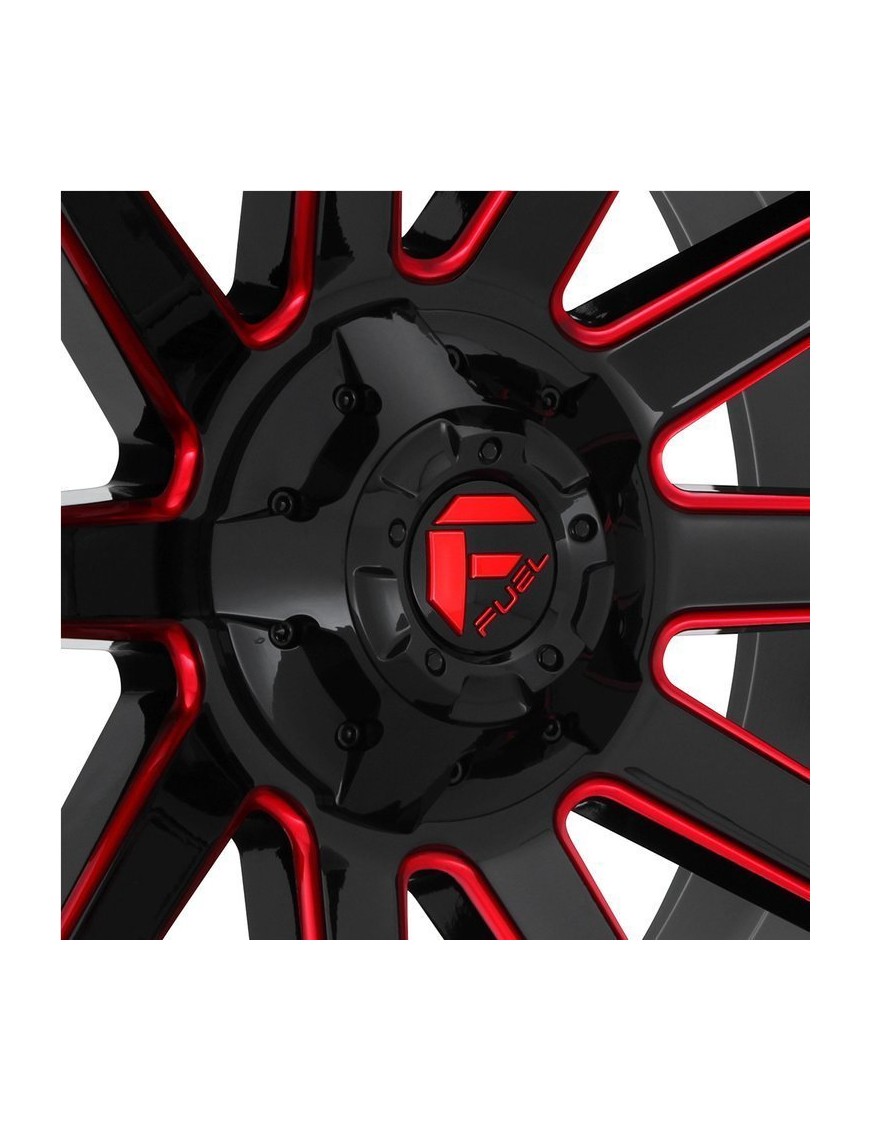 Felga aluminiowa D643 Contra Gloss Black/Red Tinted Clear Fuel