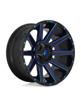 Felga aluminiowa D644 Contra Gloss Black Blue Tinted Clear Fuel