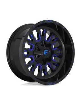 Felga aluminiowa D645 Stroke Gloss Black Blue Tinted Clear Fuel