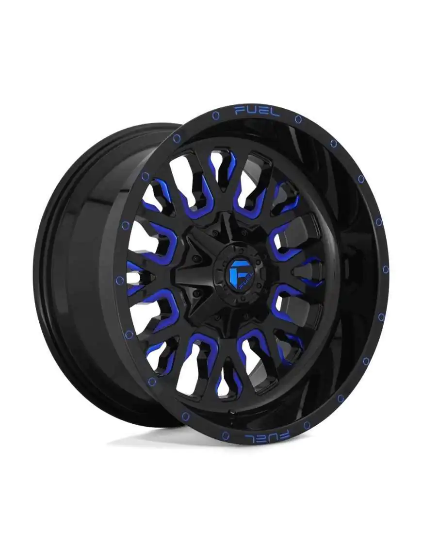 Felga aluminiowa D645 Stroke Gloss Black Blue Tinted Clear Fuel