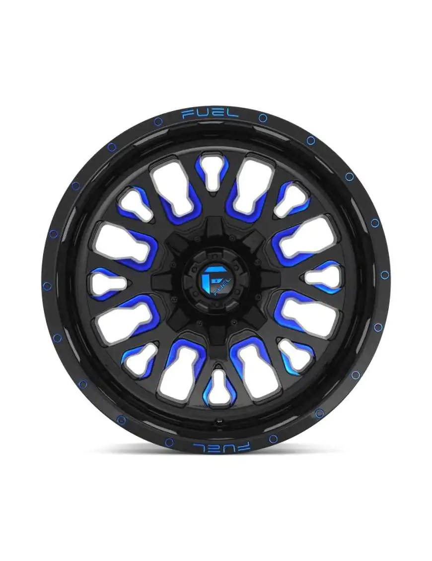 Felga aluminiowa D645 Stroke Gloss Black Blue Tinted Clear Fuel