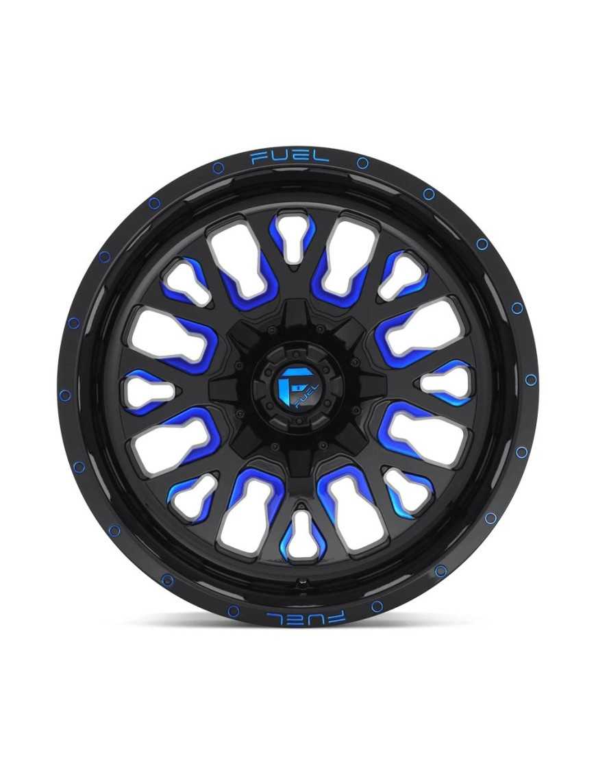 Felga aluminiowa D645 Stroke Gloss Black Blue Tinted Clear Fuel