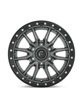 Felga aluminiowa D680 Rebel Matte GUN Metal Black Bead Ring Fuel