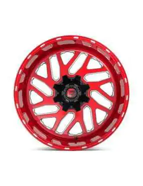 Felga aluminiowa D691 Triton Candy RED Milled Fuel