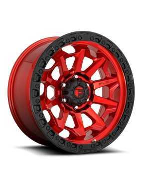 Felga aluminiowa D695 Covert Candy RED Black Bead Ring Fuel