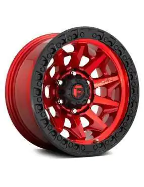 Felga aluminiowa D695 Covert Candy Red/Black Ring Fuel