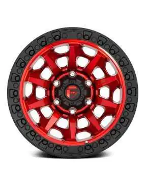 Felga aluminiowa D695 Covert Candy Red/Black Ring Fuel