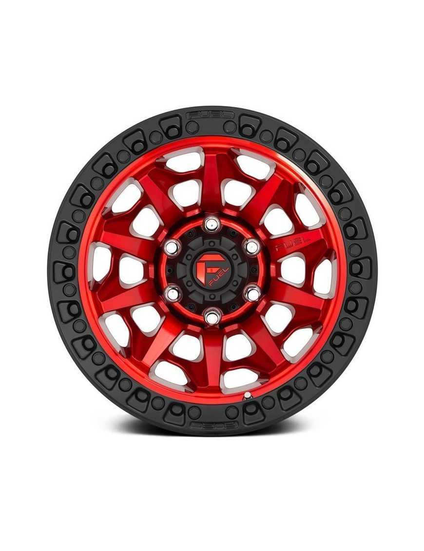 Felga aluminiowa D695 Covert Candy Red/Black Ring Fuel