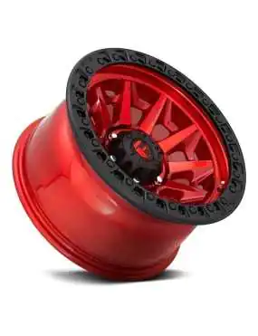 Felga aluminiowa D695 Covert Candy Red/Black Ring Fuel