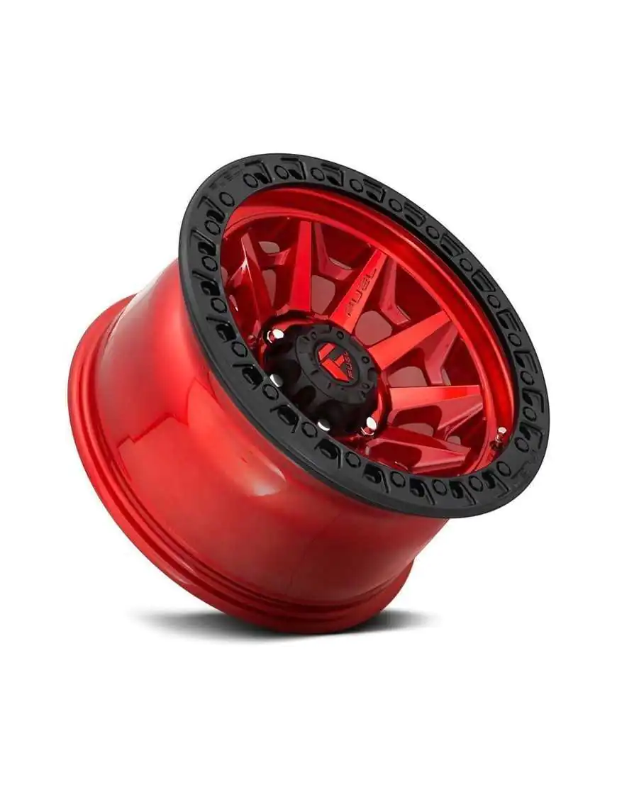 Felga aluminiowa D695 Covert Candy Red/Black Ring Fuel