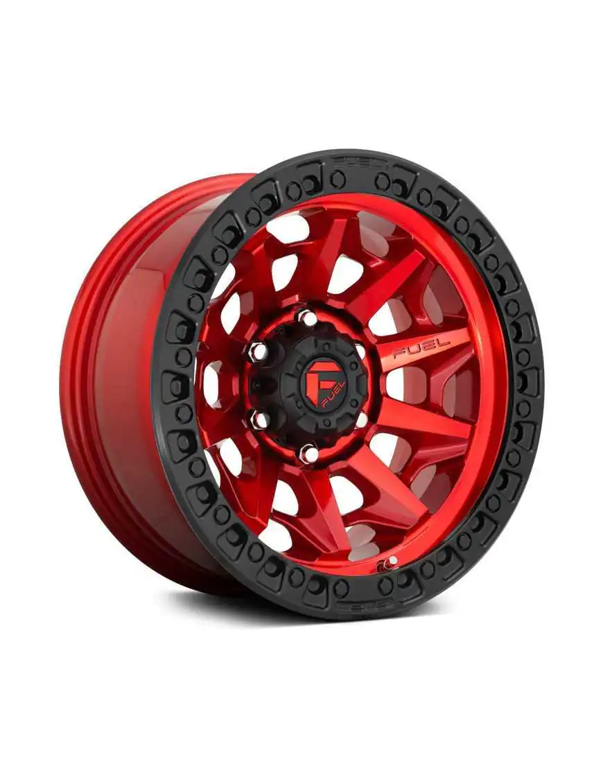 Felga aluminiowa D695 Covert Candy Red/Black Ring Fuel