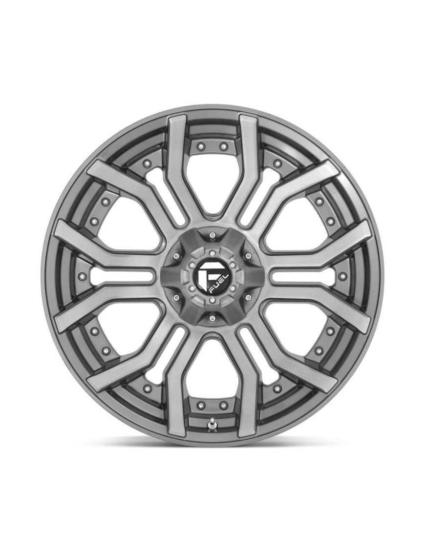 Felga aluminiowa D713 Rage Platinum Brushed GUN Metal Tinted Clear Fuel