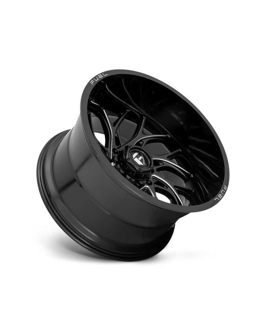 Felga aluminiowa D741 Runner Gloss Black Milled Fuel