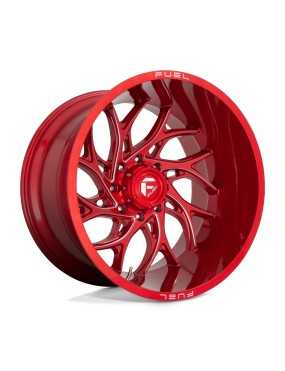 Felga aluminiowa D742 Runner Candy RED Milled Fuel