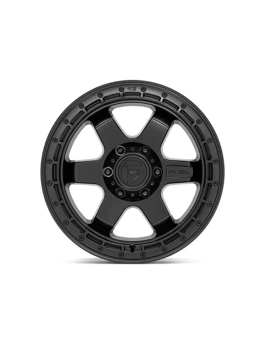 Felga aluminiowa D750 Block Matte Black W/ Black Ring Fuel