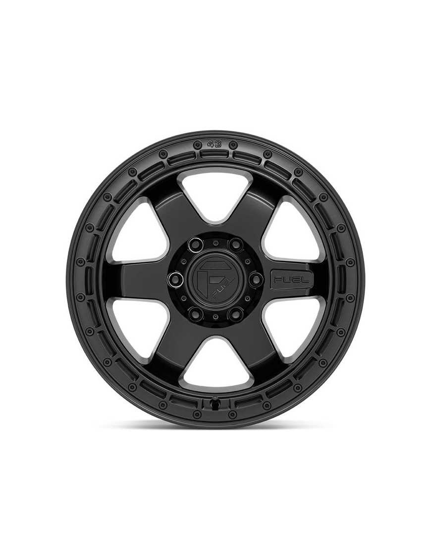 Felga aluminiowa D750 Block Matte Black W/ Black Ring Fuel