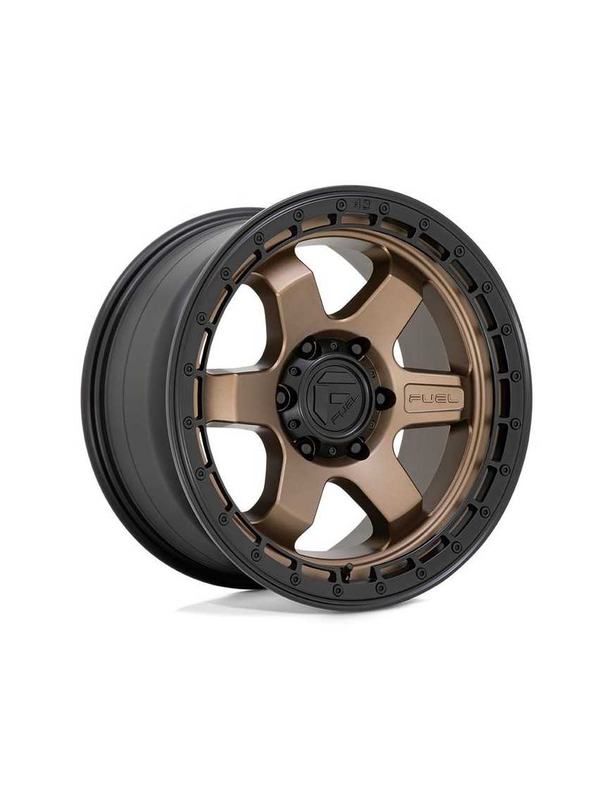 Felga aluminiowa D751 Block Matte Bronze W/ Black Ring Fuel