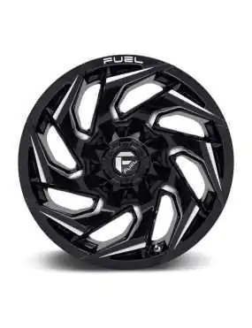 Felga aluminiowa D753 Reaction Gloss Black Milled Fuel