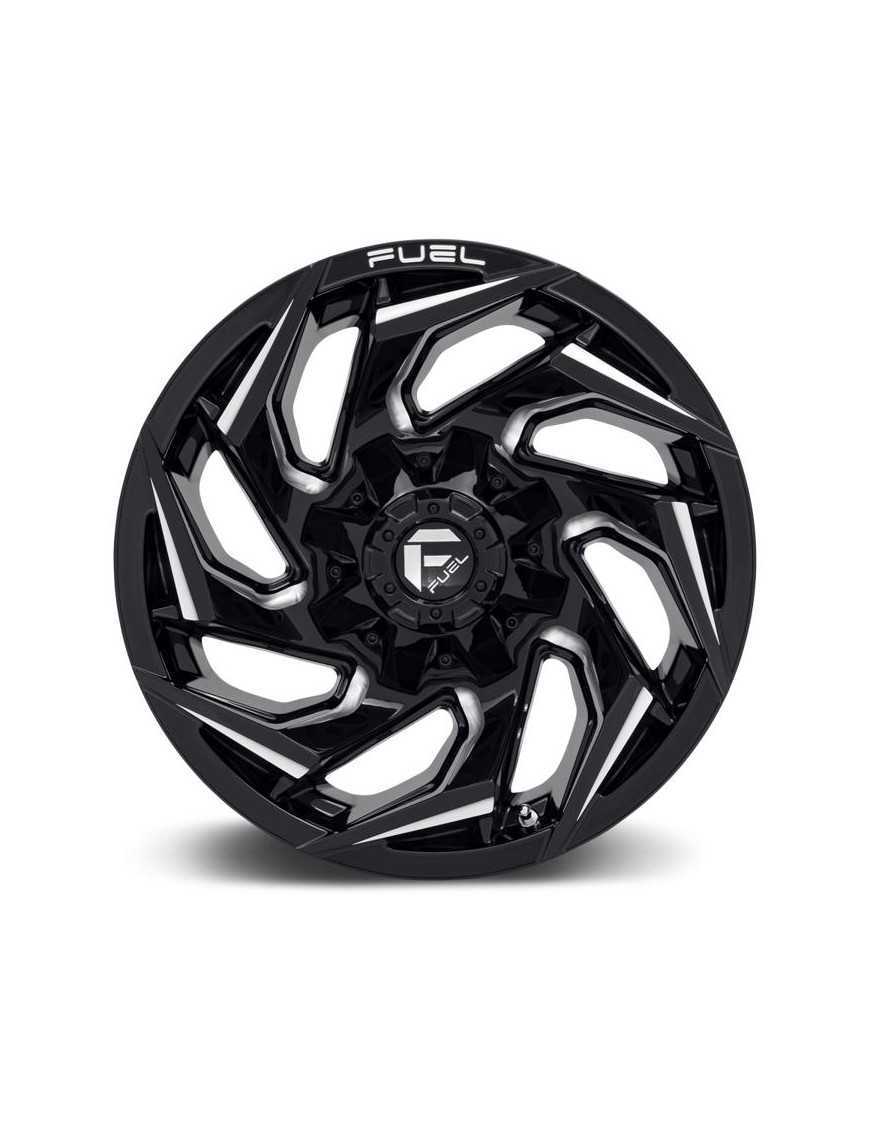 Felga aluminiowa D753 Reaction Gloss Black Milled Fuel