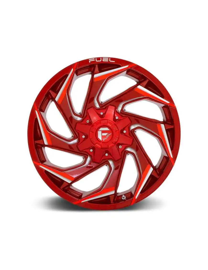 Felga aluminiowa D754 Reaction Candy RED Milled Fuel