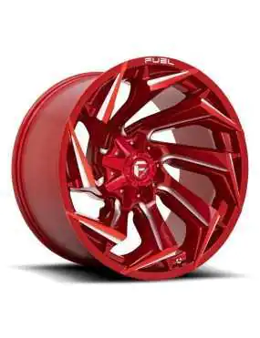 Felga aluminiowa D754 Reaction Candy RED Milled Fuel