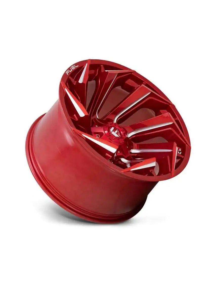 Felga aluminiowa D754 Reaction Candy RED Milled Fuel