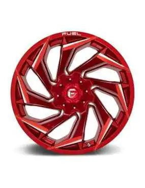 Felga aluminiowa D754 Reaction Candy RED Milled Fuel