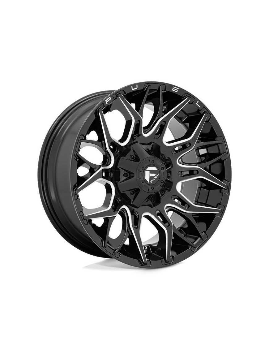 Felga aluminiowa D769 Twitch Glossy Black Milled Fuel