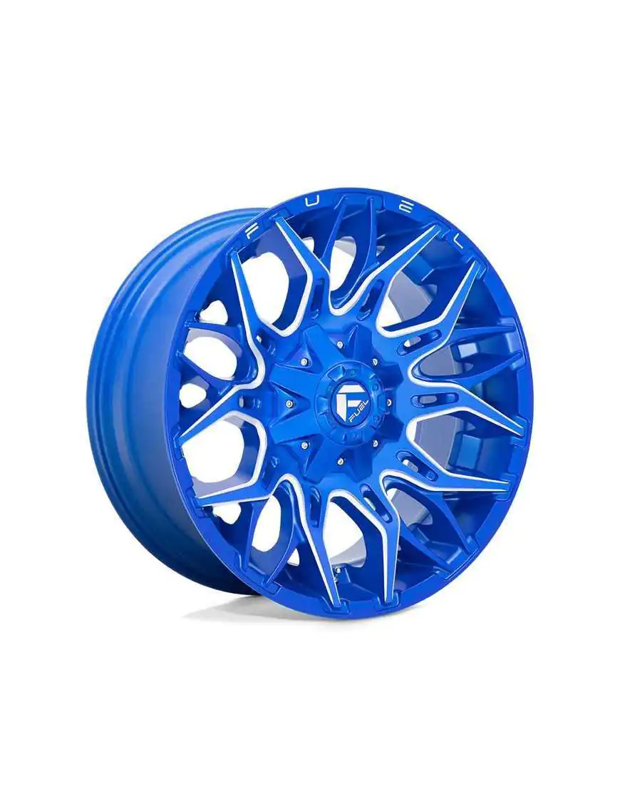 Felga aluminiowa D770 Twitch Anodized Blue Milled Fuel