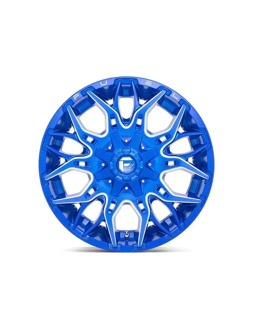 Felga aluminiowa D770 Twitch Anodized Blue Milled Fuel