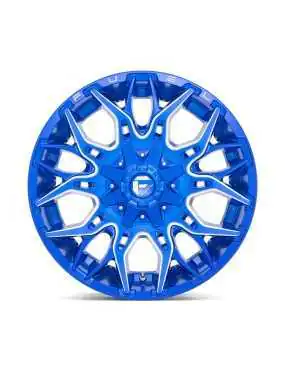 Felga aluminiowa D770 Twitch Anodized Blue Milled Fuel