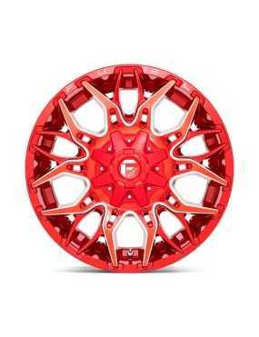 Felga aluminiowa D771 Twitch Candy RED Milled Fuel