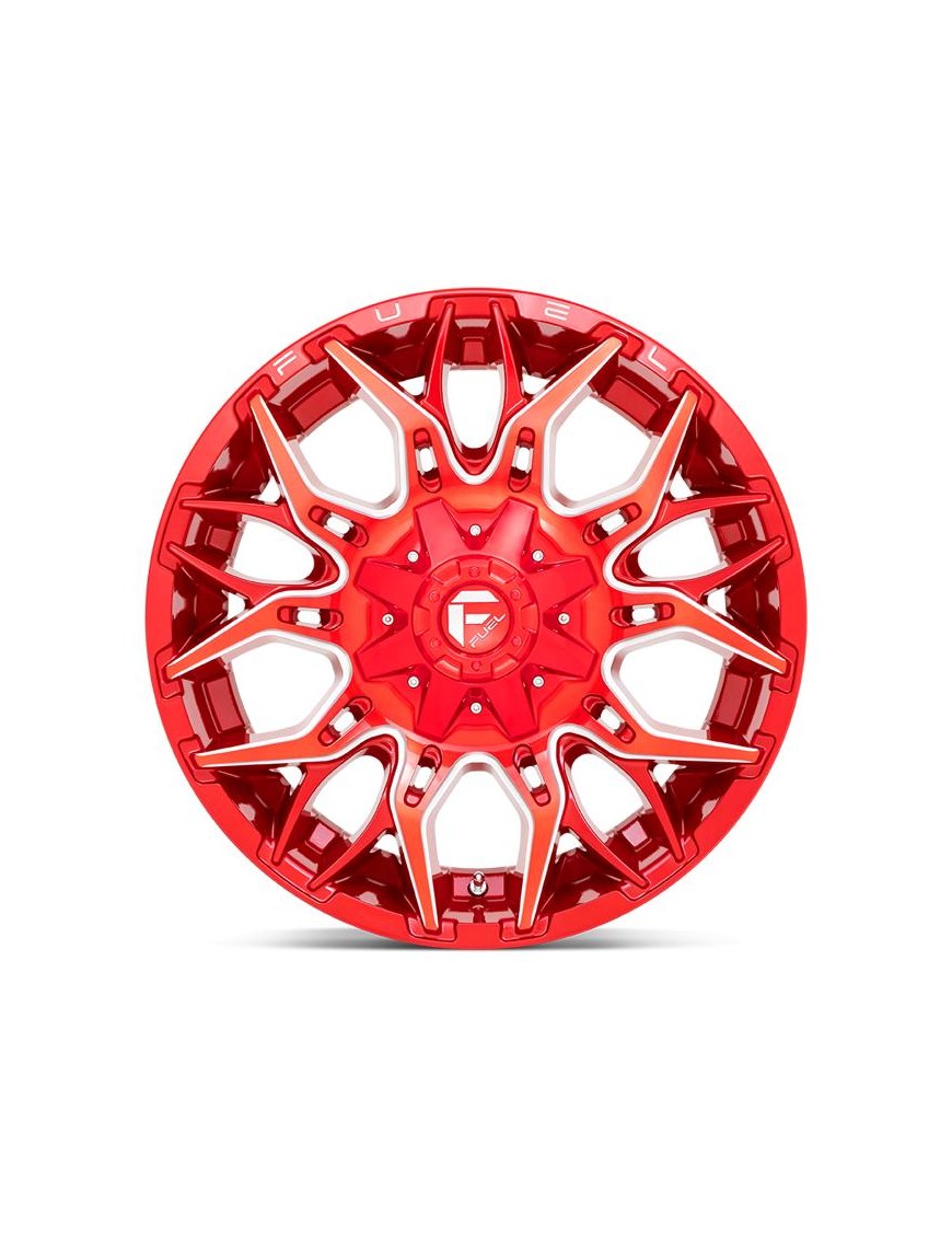 Felga Aluminiowa D771 Twitch Candy Red Milled Fuel