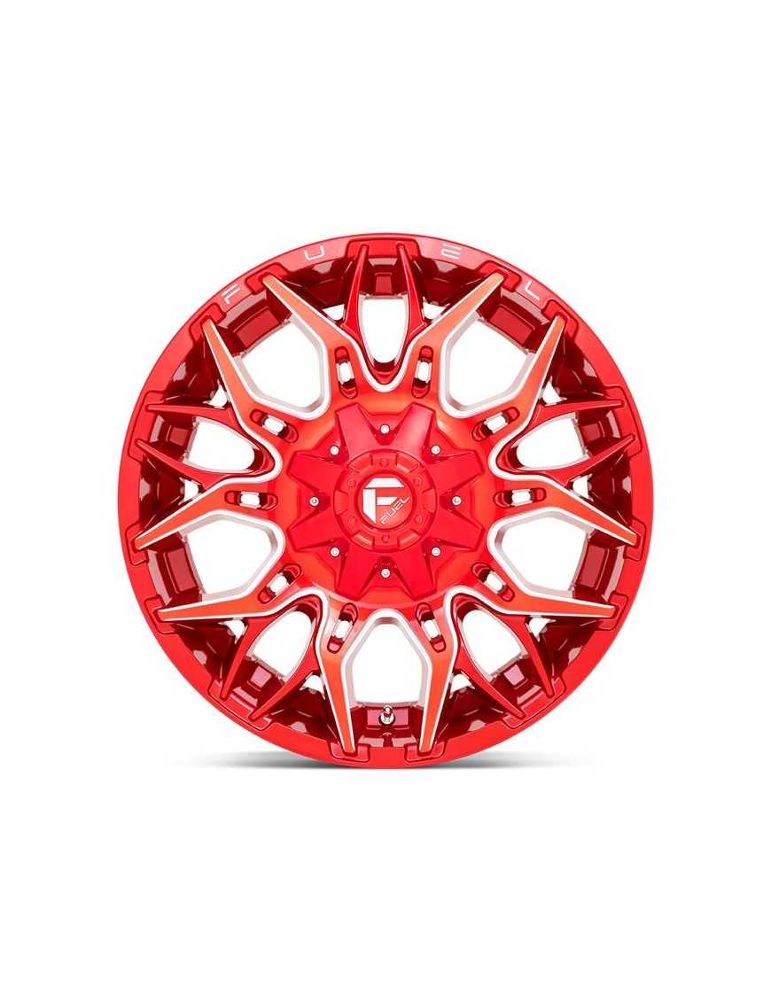 Felga Aluminiowa D771 Twitch Candy Red Milled Fuel