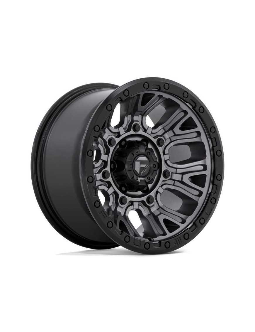 Felga aluminiowa D825 Traction Matte Gunmetal W/ Black Ring Fuel