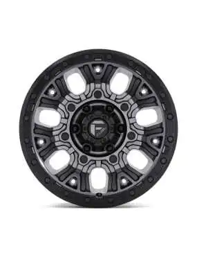 Felga aluminiowa D825 Traction Matte Gunmetal W/ Black Ring Fuel