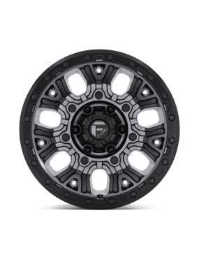 Felga aluminiowa D825 Traction Matte Gunmetal W/ Black Ring Fuel