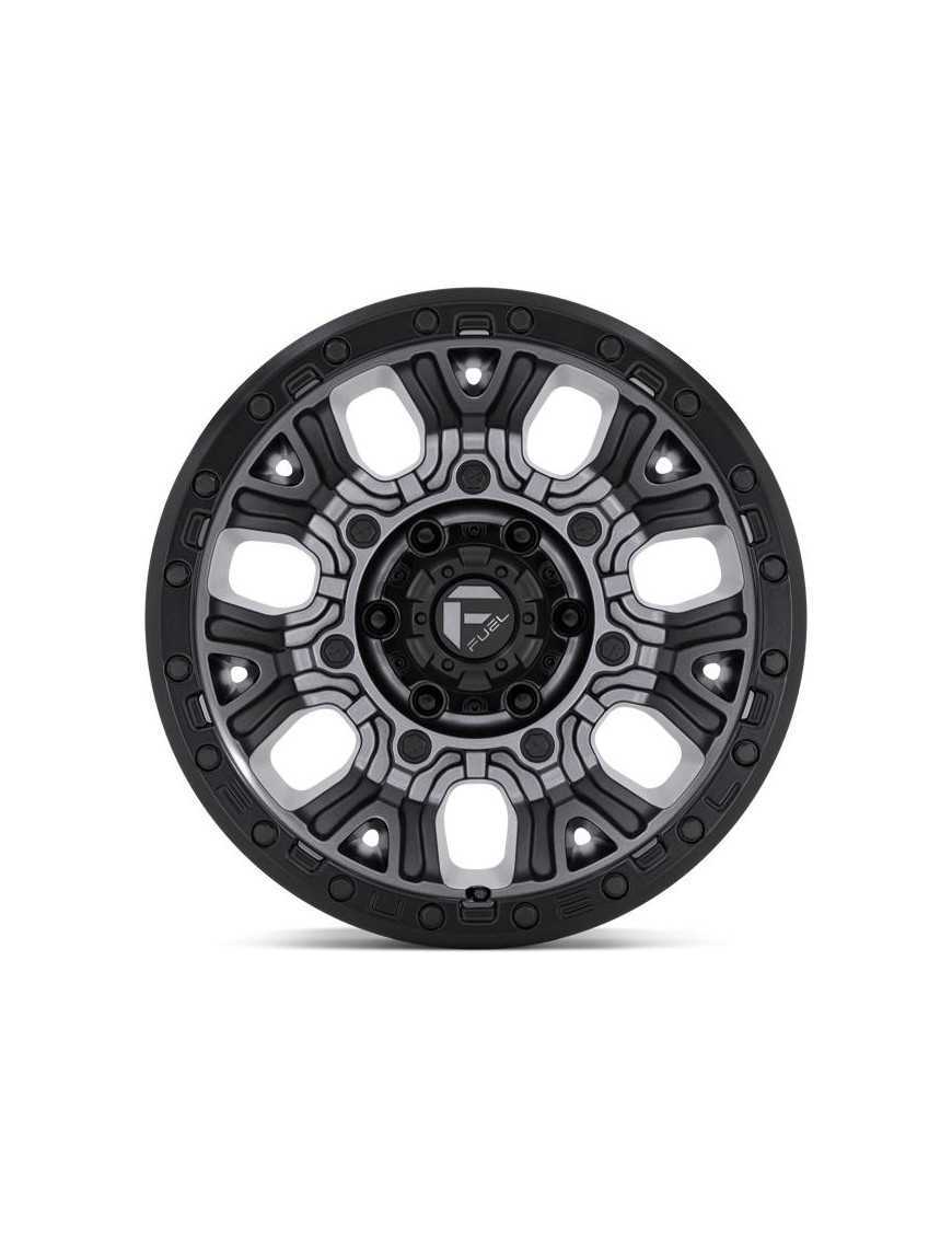 Felga aluminiowa D825 Traction Matte Gunmetal W/ Black Ring Fuel