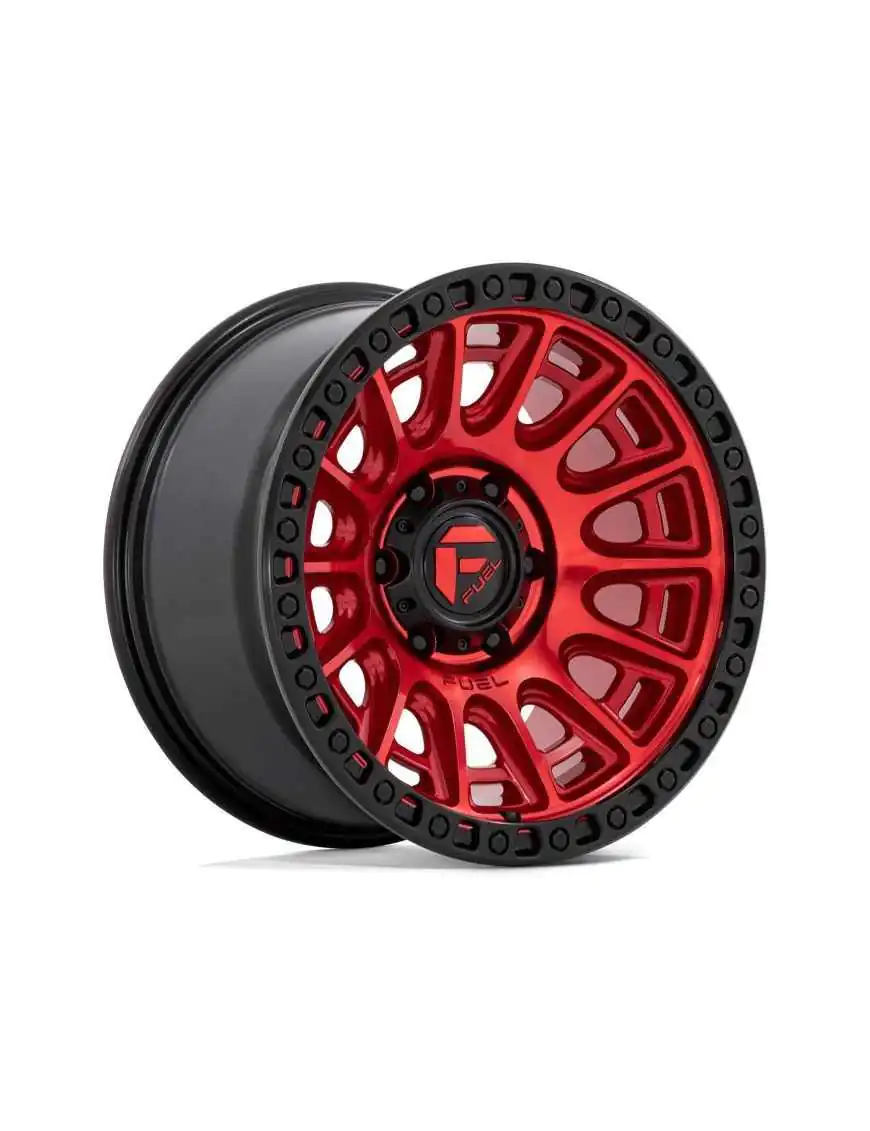 Felga aluminiowa D834 Cycle Candy RED W/ Black Ring Fuel