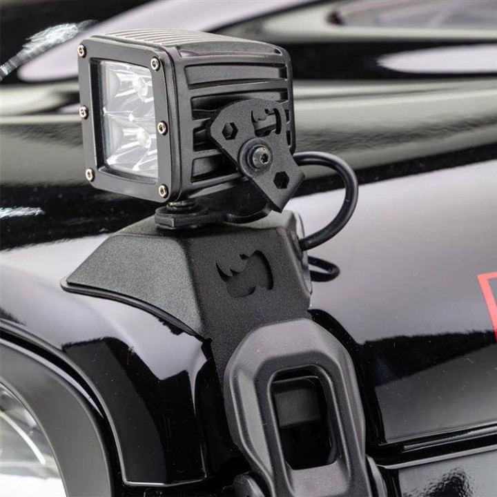 Uchwyty montażowe na zatrzaski maski kwadratowych lamp LED 3x3" Go Rhino