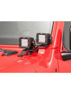 Mocowania lamp LED 3x3" pod szybą Dual Cube Go Rhino