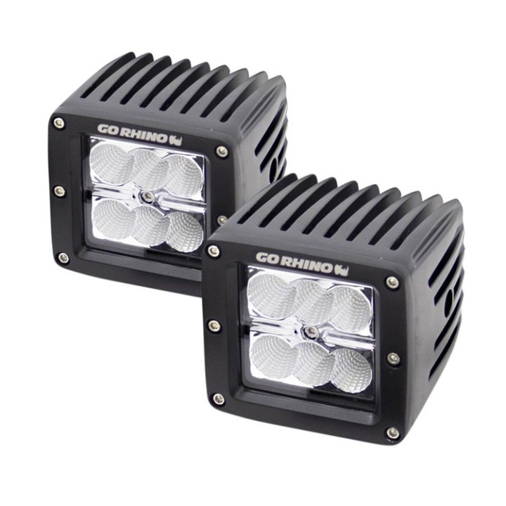 Lampy LED 3" Surface do zderzaka BR5 przód spot/flood Go Rhino