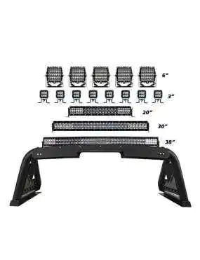 Sport bar 2.0 z elektrycznym modułem chowania lamp Go Rhino