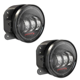 Lampy przeciwmgielne LED okrągłe carbon 4" JW Speaker 6145 J2 Series