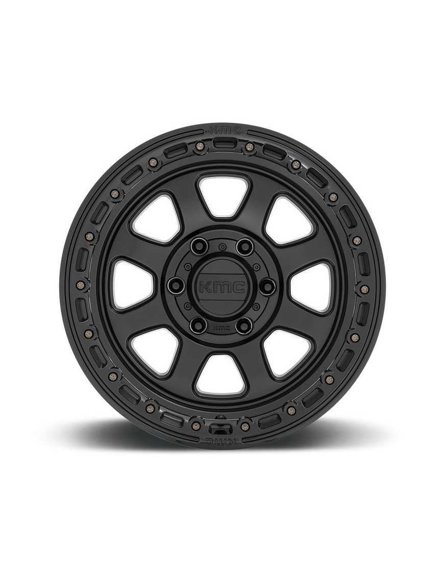 Felga aluminiowa KM548 Chase Satin Black W/ Gloss Black LIP KMC