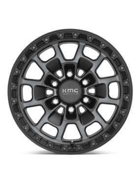 Felga aluminiowa KM718 Summit Satin Black W/ Gray Tint KMC