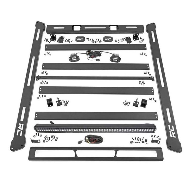 Bagażnik dachowy do hard topu z lampami LED Rough Country