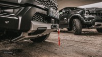 Montaż wyciągarki Ford Ranger Raptor - płyta - wyciągarka - Radar